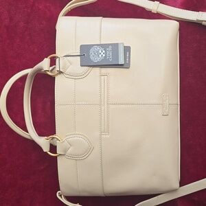 Vince Camuto Ivory Satchel Bag